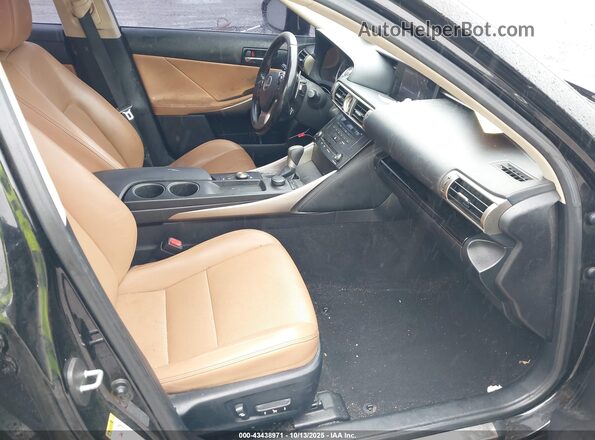 JTHBA1D29G5011369 2016 LEXUS IS 200T Черный Вид салона спереди