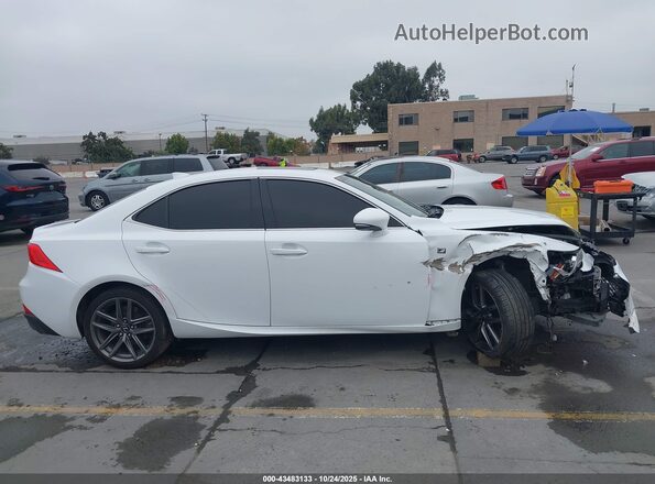 JTHBA1D29H5058662 2017 LEXUS IS 200T White Vista interior trasera