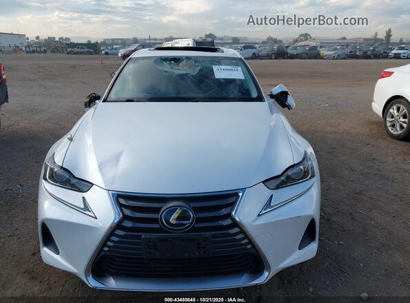 JTHBA1D29K5094276 2019 LEXUS IS 300 White Instrument cluster view