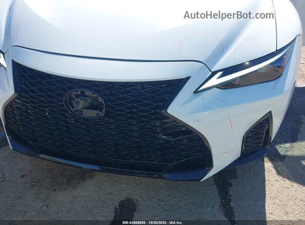 JTHBA1D29S5134758 2025 LEXUS IS 300 White Դիմացի տեսք