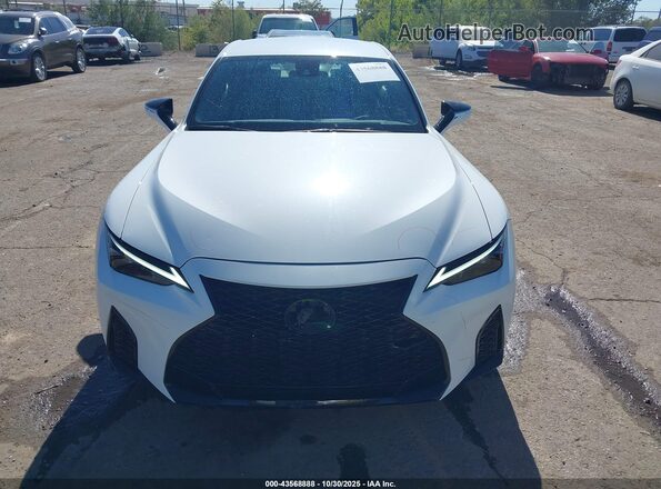 JTHBA1D29S5134758 2025 LEXUS IS 300 White Սարքավորումների վահանակի տեսք