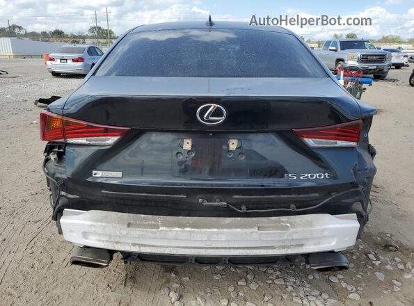 JTHBA1D2XH5045905 2017 LEXUS IS Charcoal Вид ззаду