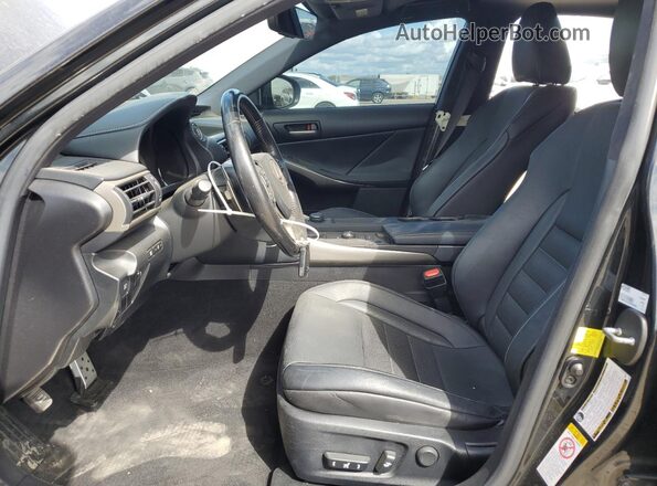 JTHBA1D2XH5045905 2017 LEXUS IS Charcoal Вид салону спереду