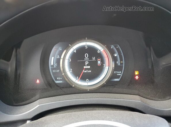 JTHBA1D2XH5045905 2017 LEXUS IS Charcoal Вид щитка приладів