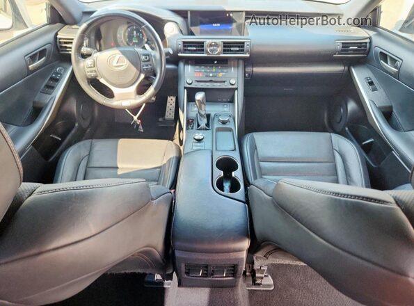 JTHBA1D2XK5097526 2019 LEXUS IS White Dashboard view