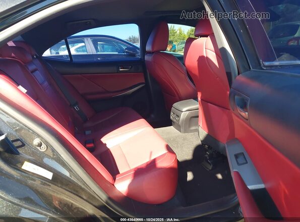 JTHBE1D2XH5031409 2017 LEXUS IS 350 Black VIN კოდის სტიკერის ხედი