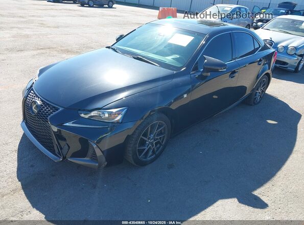 JTHBE1D2XH5031409 2017 LEXUS IS 350 Black წინა მარცხენა ხედი სამი მეოთხედიდან