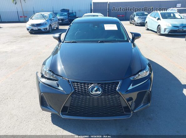 JTHBE1D2XH5031409 2017 LEXUS IS 350 Black ხელსაწყოთა პანელის ხედი