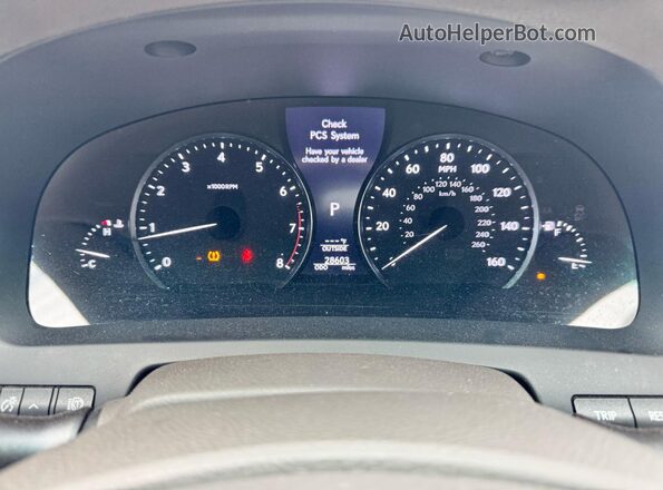 JTHBL5EF2H5143975 2017 LEXUS LS 460 Gold Widok zestawu wskaźników