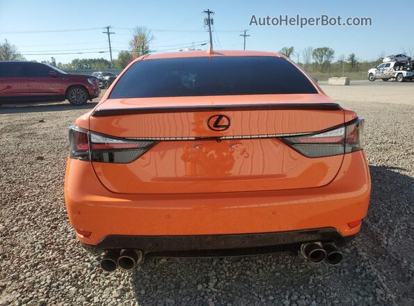 JTHBP1BL8GA001403 2016 LEXUS GS-F Orange Vista trasera