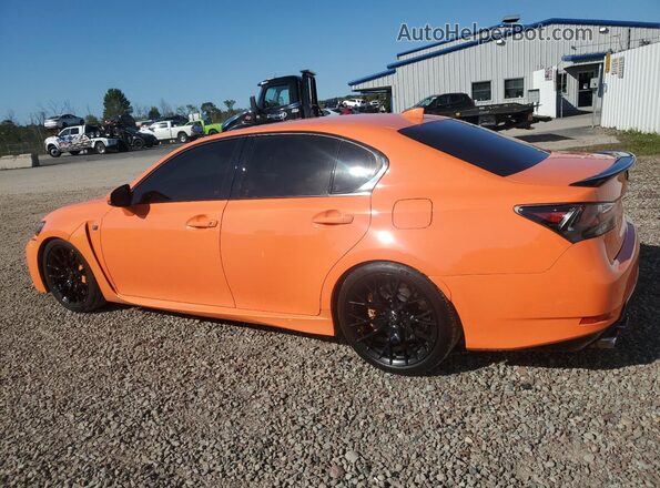 JTHBP1BL8GA001403 2016 LEXUS GS-F Orange Trasero izquierdo