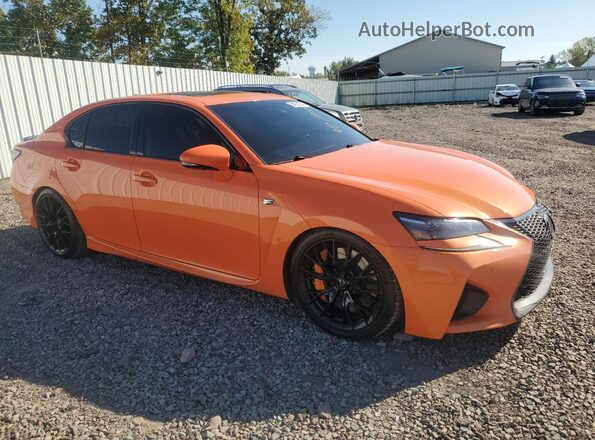 JTHBP1BL8GA001403 2016 LEXUS GS-F Orange Delantero derecho