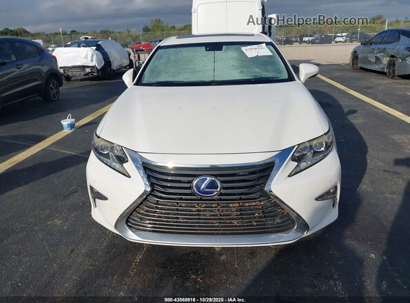 JTHBW1GG2G2114532 2016 LEXUS ES 300H White Вид спереду