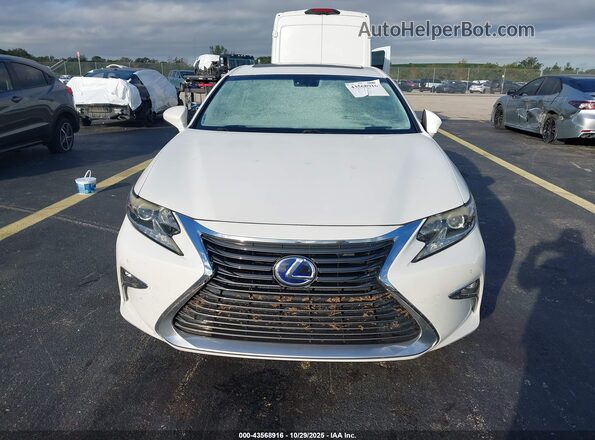 JTHBW1GG2G2114532 2016 LEXUS ES 300H White Вид щитка приладів
