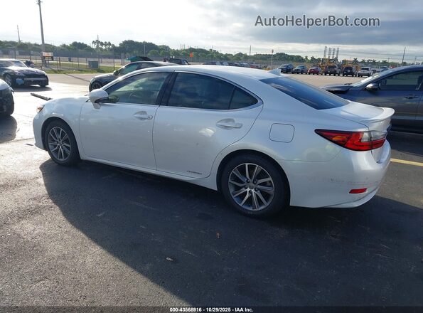 JTHBW1GG2G2114532 2016 LEXUS ES 300H White Задня ліва чверть