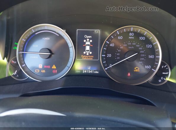 JTHBW1GG4G2127766 2016 LEXUS ES 300H Black Հետևի նստատեղերի տեսք