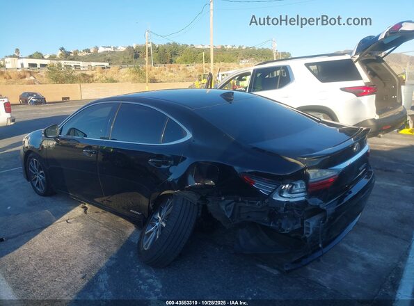 JTHBW1GG5G2111432 2016 LEXUS ES 300H Черный Передняя левая четверть