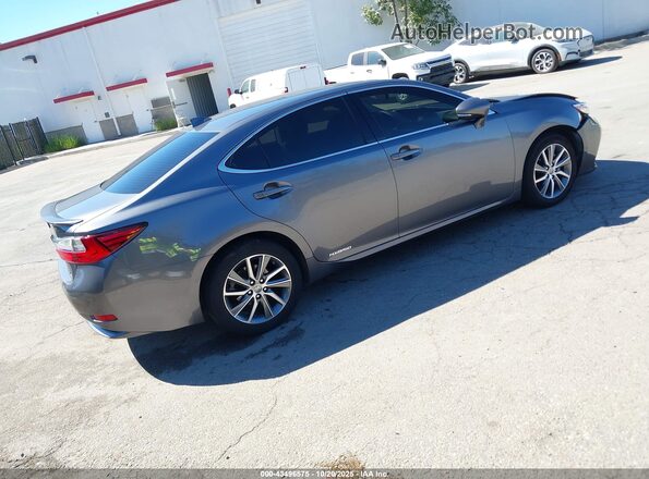 JTHBW1GGXG2126394 2016 LEXUS ES 300H Gray უკანა მარჯვენა