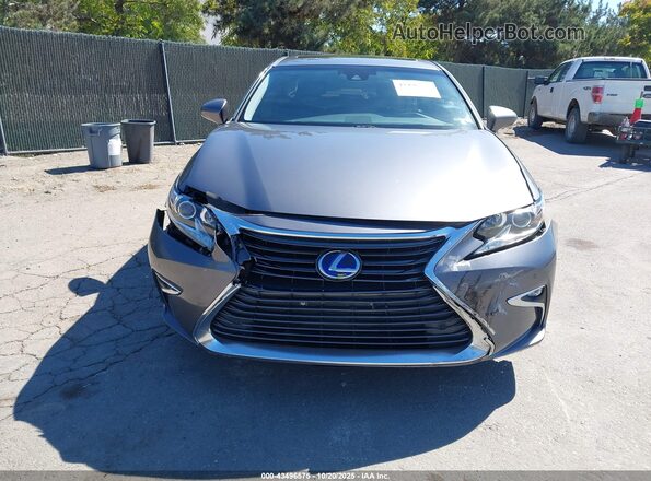 JTHBW1GGXG2126394 2016 LEXUS ES 300H Gray ხელსაწყოთა პანელის ხედი