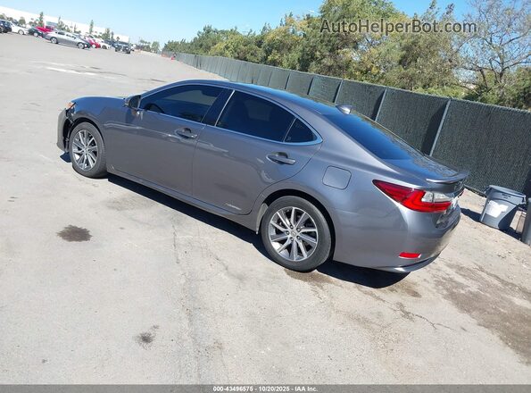 JTHBW1GGXG2126394 2016 LEXUS ES 300H Gray უკანა მარცხენა