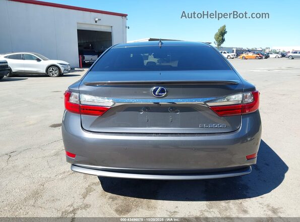 JTHBW1GGXG2126394 2016 LEXUS ES 300H Gray 