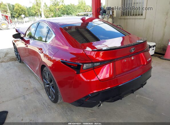 JTHBZ1B25R5073141 2024 LEXUS IS 350 Красный Задняя левая четверть