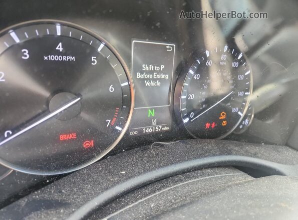 JTHBZ1BL2GA005361 2016 LEXUS GS Black Widok zestawu wskaźników