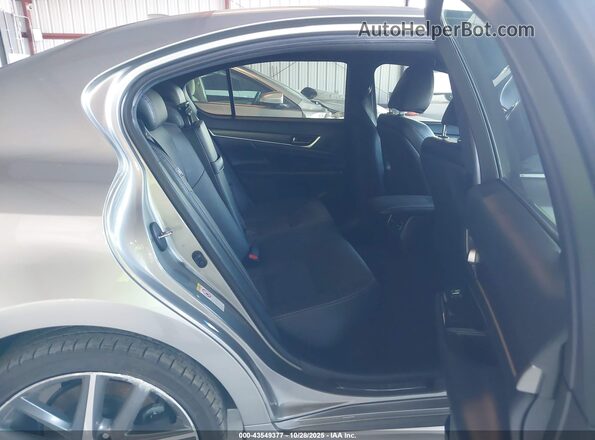 JTHBZ1BL6JA015754 2018 LEXUS GS 350 Silver VIN კოდის სტიკერის ხედი