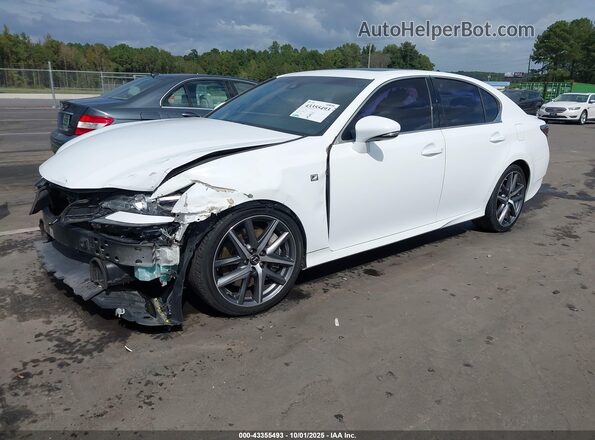 JTHBZ1BL8KA018222 2019 LEXUS GS 350 White Przód lewy