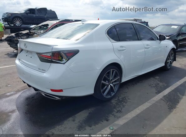 JTHBZ1BL8KA018222 2019 LEXUS GS 350 White Tył prawy
