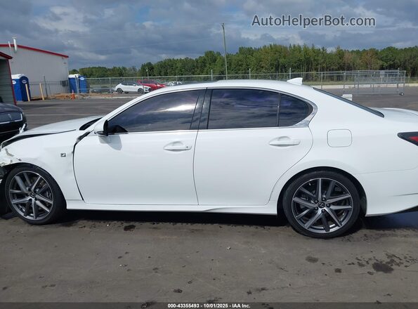 JTHBZ1BL8KA018222 2019 LEXUS GS 350 White 
