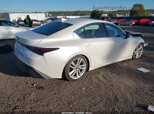 JTHC81F24M5045079 2021 LEXUS IS 300 White Задня права чверть