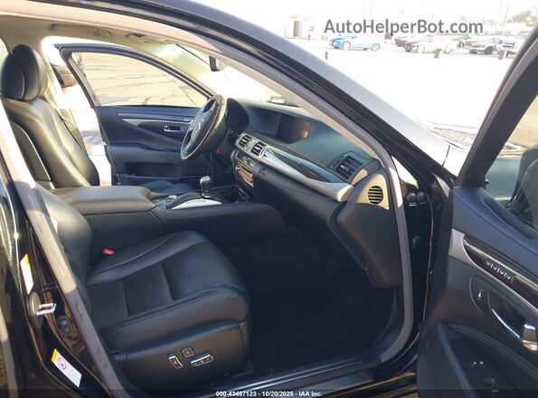 JTHCL5EF1H5029437 2017 LEXUS LS 460 Black Front interior view