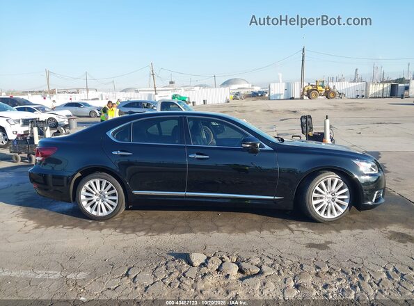 JTHCL5EF1H5029437 2017 LEXUS LS 460 Black Rear interior view