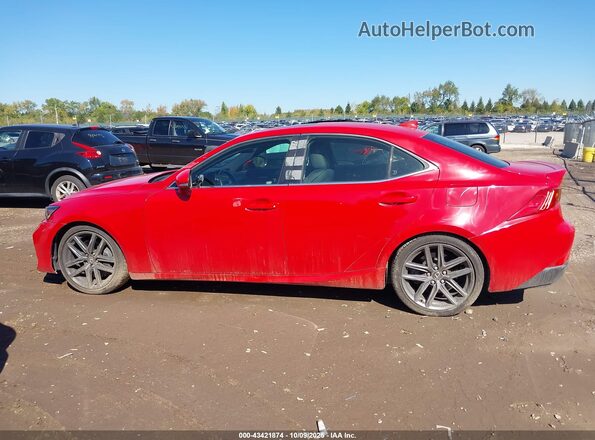 JTHCM1D24H5025354 2017 LEXUS IS 300 Red Widok wnętrza 360 stopni