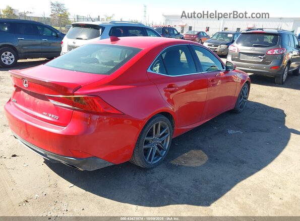 JTHCM1D24H5025354 2017 LEXUS IS 300 Red Tył prawy