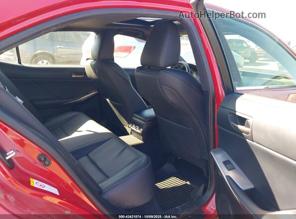 JTHCM1D24H5025354 2017 LEXUS IS 300 Red Widok naklejki z numerem VIN