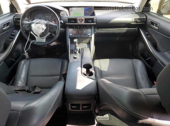 JTHCM1D29H5017623 2017 LEXUS IS Black წინა პანელის ხედი