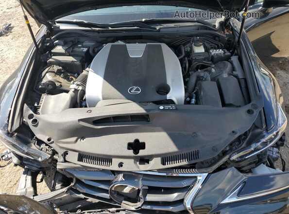 JTHCM1D29H5017623 2017 LEXUS IS Black უკანა სალონის ხედი