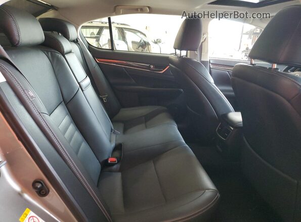 JTHCZ1BL0JA008917 2018 LEXUS GS Silver Rear seats view