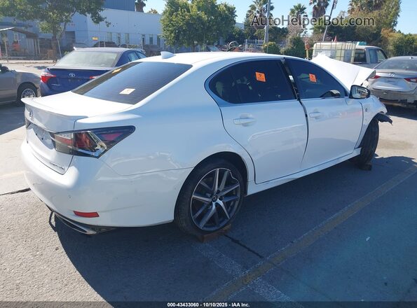 JTHCZ1BL4GA002482 2016 LEXUS GS 350 Белый Задняя правая четверть
