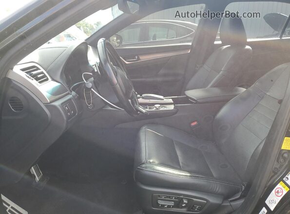 JTHCZ1BL5JA010243 2018 LEXUS GS Black Vista interior delantera