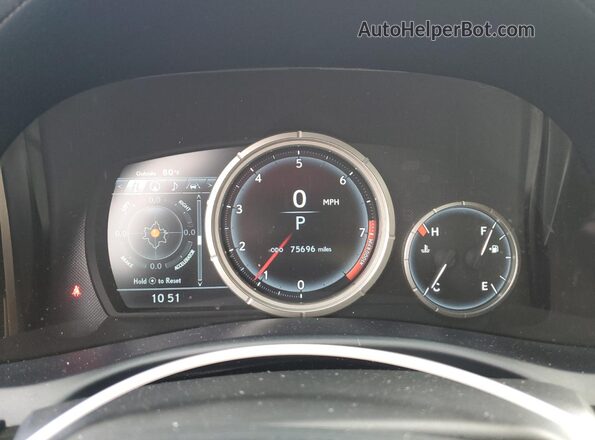 JTHCZ1BL5JA010243 2018 LEXUS GS Black Vista del cuadro de instrumentos