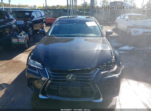 JTHCZ1BL5KA011295 2019 LEXUS GS 350 Black Widok zestawu wskaźników