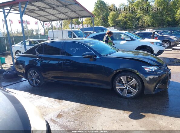 JTHCZ1BL5KA011295 2019 LEXUS GS 350 Black Widok wnętrza z tyłu