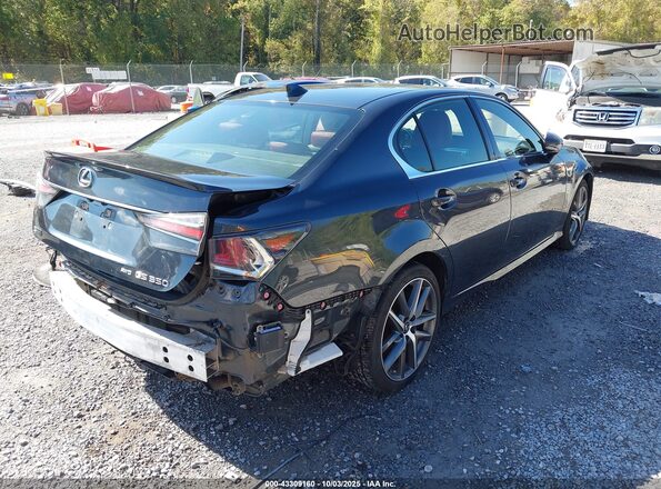 JTHCZ1BL8HA007329 2017 LEXUS GS 350 Черный Задняя правая четверть