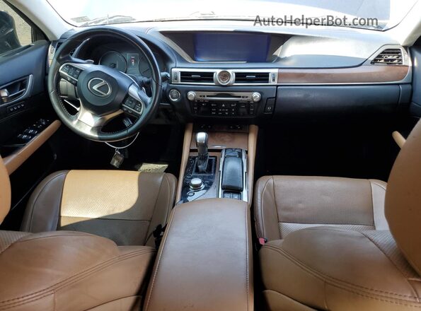 JTHCZ1BL9HA006898 2017 LEXUS GS Blue Vista del salpicadero
