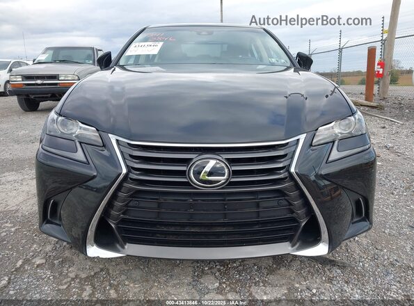 JTHCZ1BLXHA004626 2017 LEXUS GS 350 Black Widok z przodu