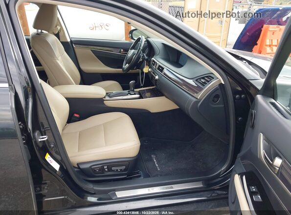 JTHCZ1BLXHA004626 2017 LEXUS GS 350 Black Widok wnętrza z przodu