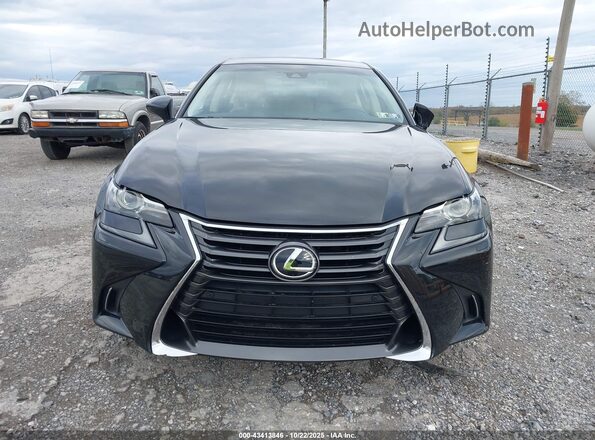JTHCZ1BLXHA004626 2017 LEXUS GS 350 Black Widok zestawu wskaźników